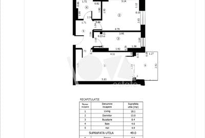 De vânzare: apartament 2 camere Novum56 - Gorjului - Militari - 9
