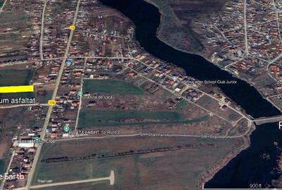 Teren intravilan 5192mp, 70m de asfalt/ apa/ canalizare/ gaz/ curent - 5