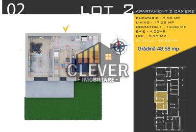 Apartament 2 Camere cu Gradina Proprie si loc de parcare - 1