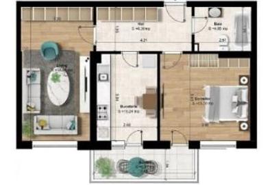 OFERTA LUNII 2 camere decomandate 59-65 mpu la doar 5 min de parc si metrou - 6