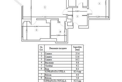 APARTAMENT PANORAMIC – 3 camere – 92 mp – Parcul Tineretului – CALEA VĂCĂREȘTI - 2