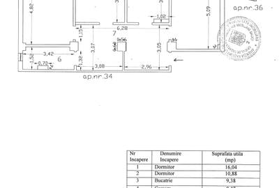Apartament 3 camere decomandat, 94 mp, balcon 17 mp – Mazepa I - 1