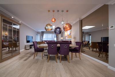 Apartament cu 3 camere decomandat, mobilat în Herăstrău