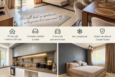 Apartament cu 3 camere decomandat, mobilat în Central