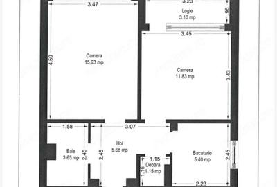 2 camere decomandat - Zona Olimpia - 5