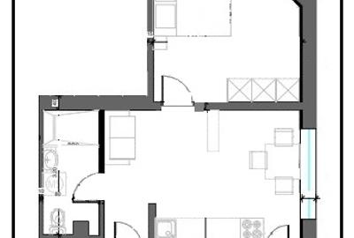 🙋 Centru🔸 Studio 37m² Mobilat Utilat Centrala pe Gaze Parter Inalt - 13