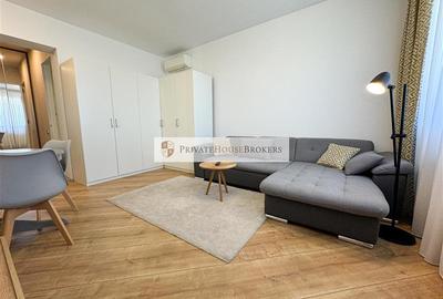 Apartament cu 2 camere semidecomandat, mobilat în Pipera