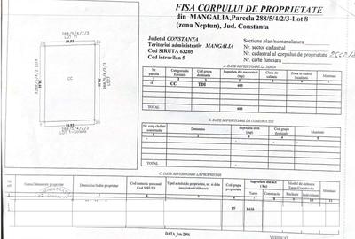 Teren intravilan 605 mp | Neptun – Comorova | Deschidere la șosea - 4