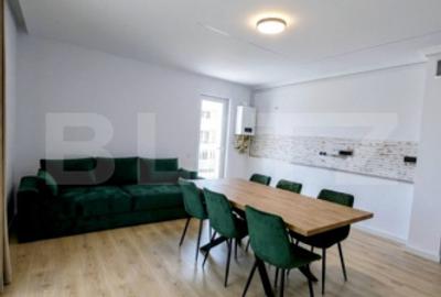 Apartament cu 3 camere semidecomandat, mobilat în Florești
