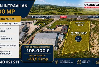 Teren agricol intravilan de 2700 mp, în Periferie