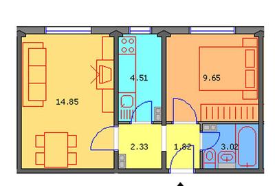 Vanzare apartament 2 camere Teiul Doamnei - 4