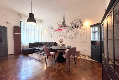 Apartament 2 camere 70 mp, cladire istorica, str Gh Sincai - Central - 2