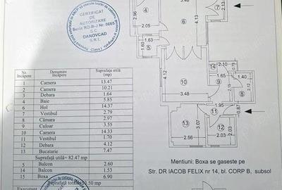 Apartament cu 4 camere decomandat în Central