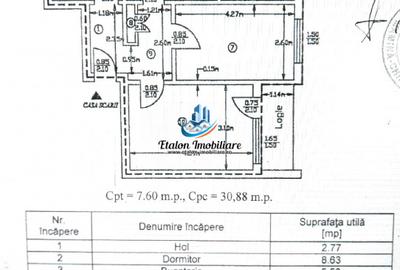 Apartament 4 camere semidecomandat, zona centrala, etaj 9 Piatra Neamt - 3