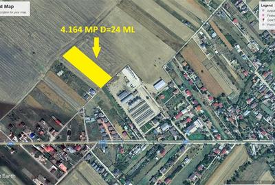 Teren intravilan in Golesti 4.164mp, D= 24 ml - 2