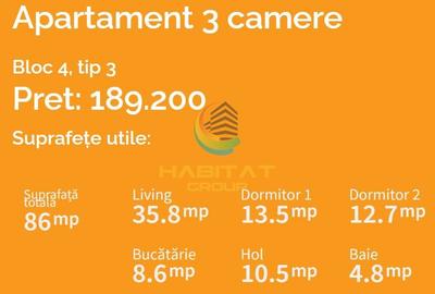 Apartament 3 camere Grigorescu bloc nou dezvoltator cladire boutique - 10