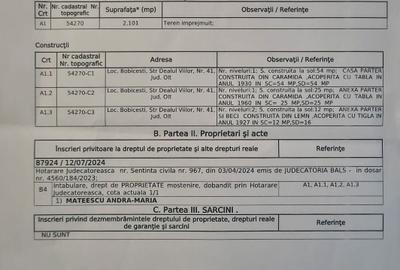 Teren intravilan 2100mp + casa + anexe 29.000 euro - 5