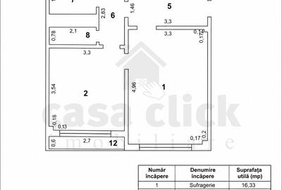 •	Apartament generos 3 camere, parter | Spicu – Faleza Dunarii | 2 băi - 10