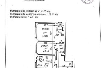 3 camere, confort 1 decomandat, 64 mp, Viziru 3 - 8