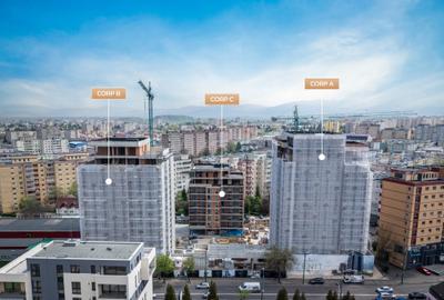 Apartament cu 2 camere decomandat în Răcădău