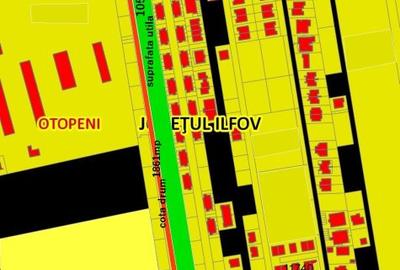 Teren intrav.12396mp pretabil proiect rezidential ,asfalt,toate utilitatile! - 1