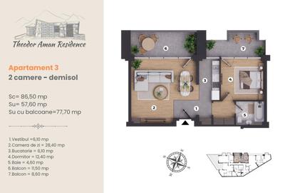 Sinaia – Apartamente de lux in centrul statiunii regale cu finisaje premium - 6