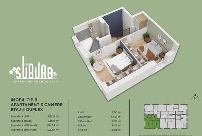 Duplex 3 camere The Suburb Buftea - 10