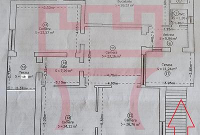 Apartament  nemobilat sau birou in casa 160mp zona Emil Isac - 4