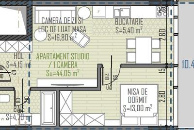 Nou pe piata! Apartament 2 camere - 4
