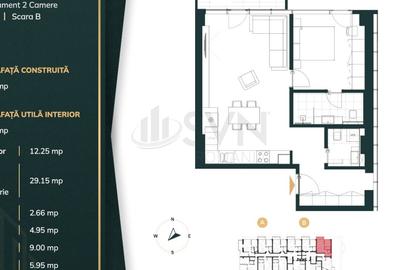 REA1024817 Apartament 2 Camere I vedere la lacul Tei - 10