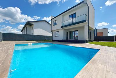 Vila individuală P+1E || 4 camere+3 băi+dressing || piscină + fireplace - 1