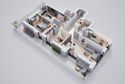 Apartament 4 camere în complex premium - 20