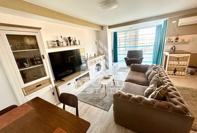 Apartament cu 2 camere semidecomandat, mobilat în Soarelui