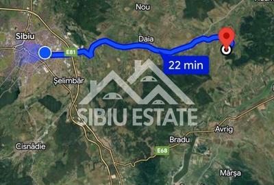 Teren constructii casa/cabana 5271 mp Valea Hrtibaciului Nucet - 1