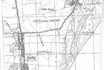Teren Corbu- 2 hectare-  iesire la mare - 1