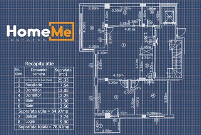 3 camere Domenii | Aviator Popișteanu | imobil boutique 2020 | 78 mp.| 1/3 - 9