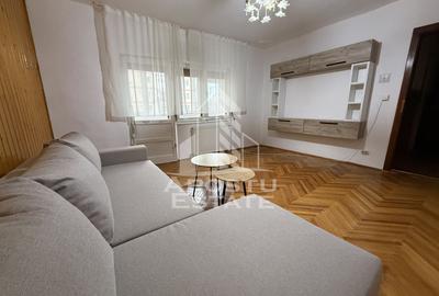 Apartament cu 3 camere decomandat, mobilat în Central