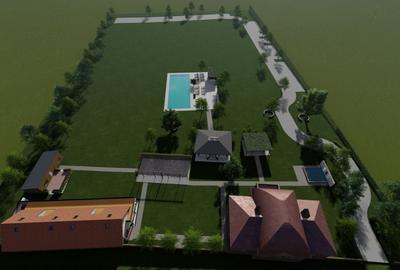 Vila Conac boieresc contelui Fabia 1920 de vânzare Păuliș Arad 2,4 ha - 17
