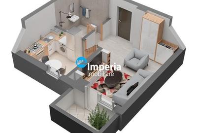 Apartament 1 cam de vanzare,45 mp,Dacia - 6