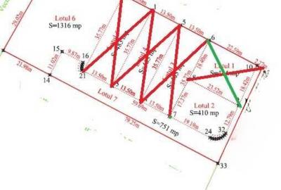 Teren intravilan | 1316 mp | ZONA PARTOS | Alba Iulia | POT 40% - 2