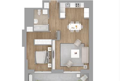 Apartament 2 camere | Hercesa VIVENDA RESIDENCIAS - 13