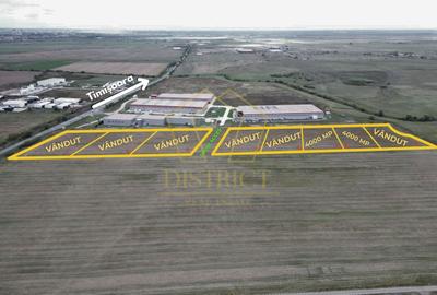 COM 0% Parcele de 4000 mp pentru hale, servicii | Sanandrei - 1