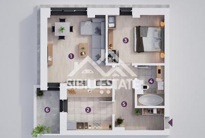 Apartament modern 2 camere, în complex nou - 4