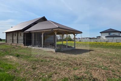 Cabana de vânzare din lemn masiv Mihăilești | 400 mp teren -Potențial investiție - 3