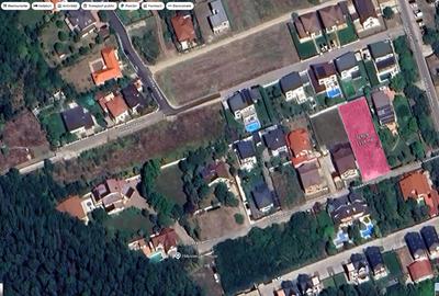 Teren Corbeanca – Str. Cantonului, 1118 mp, zona rezidentiala padure, parcelabil - 1