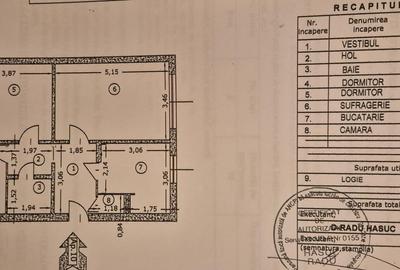 Vanzare 3 camere   Zona Giurgului  Strada Spinis Decomandat - 12