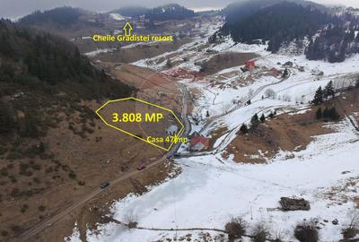 Teren 3808mp+Casă Fundata, Brașov - Cheile Grădiștei - Drum asfaltat - 2