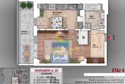 N. Grigorescu Garsoniera 54 mp bloc tip boutique - 2