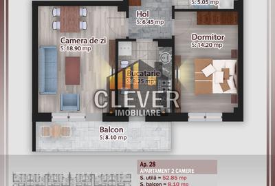Apartament cu 2 camere decomandat în Theodor Pallady