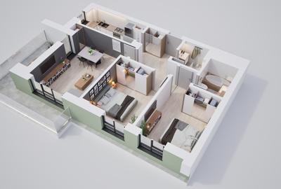 Apartament în mijlocul naturii – 3 camere în ansamblu cu zone verzi generoase - 12
